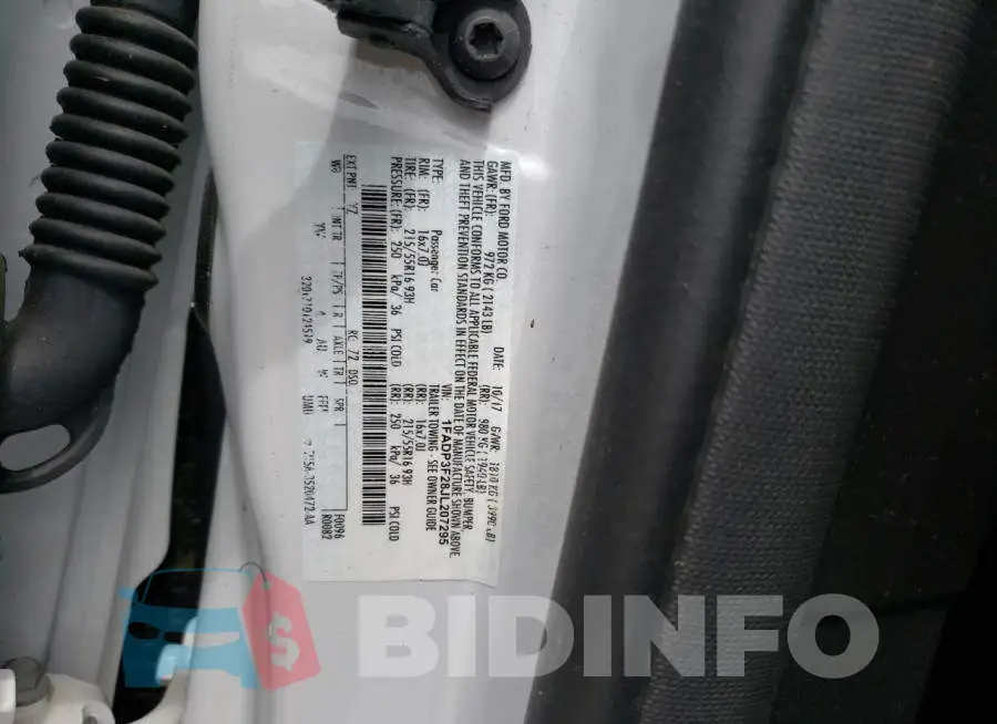 1FADP3F28JL207295 Photo# 13
