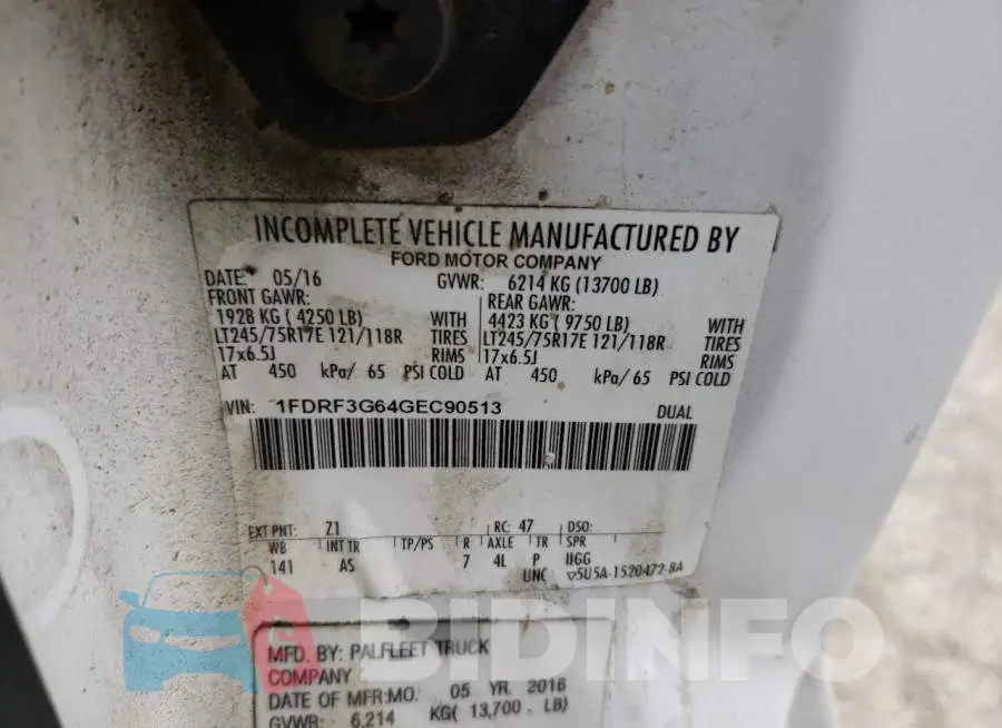 1FDRF3G64GEC90513 Photo# 12