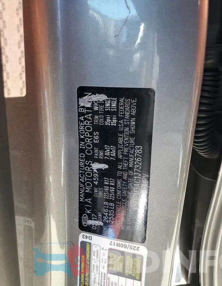 KNDPM3AC1J7326783 Photo# 14