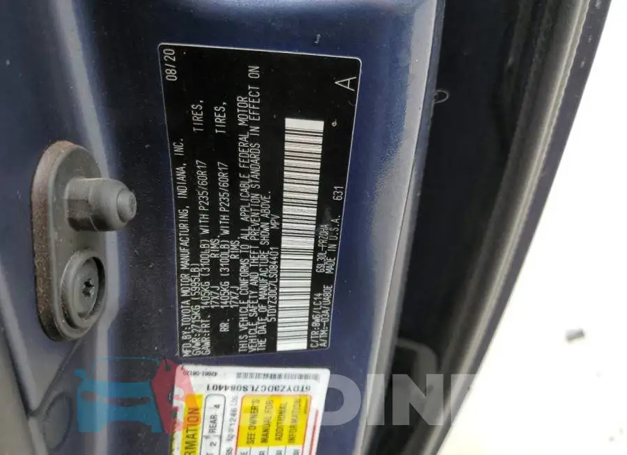 5TDYZ3DC7LS084401 Photo# 13