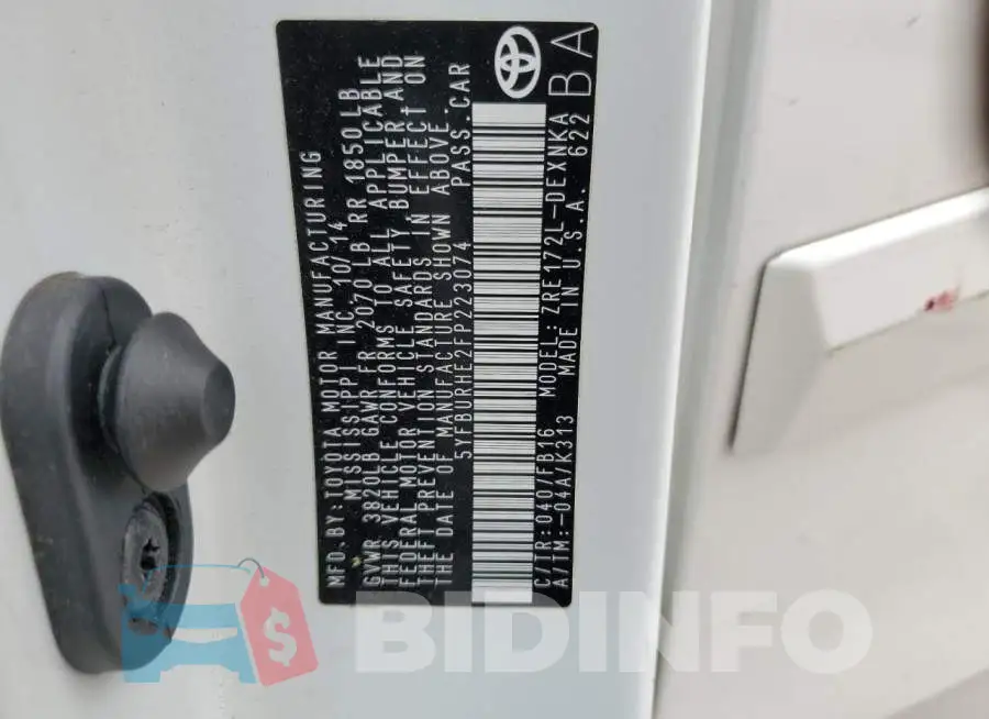 5YFBURHE2FP223074 Photo# 12