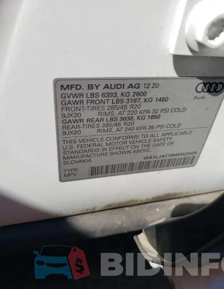 WA1LJAF79MD025525 Photo# 12