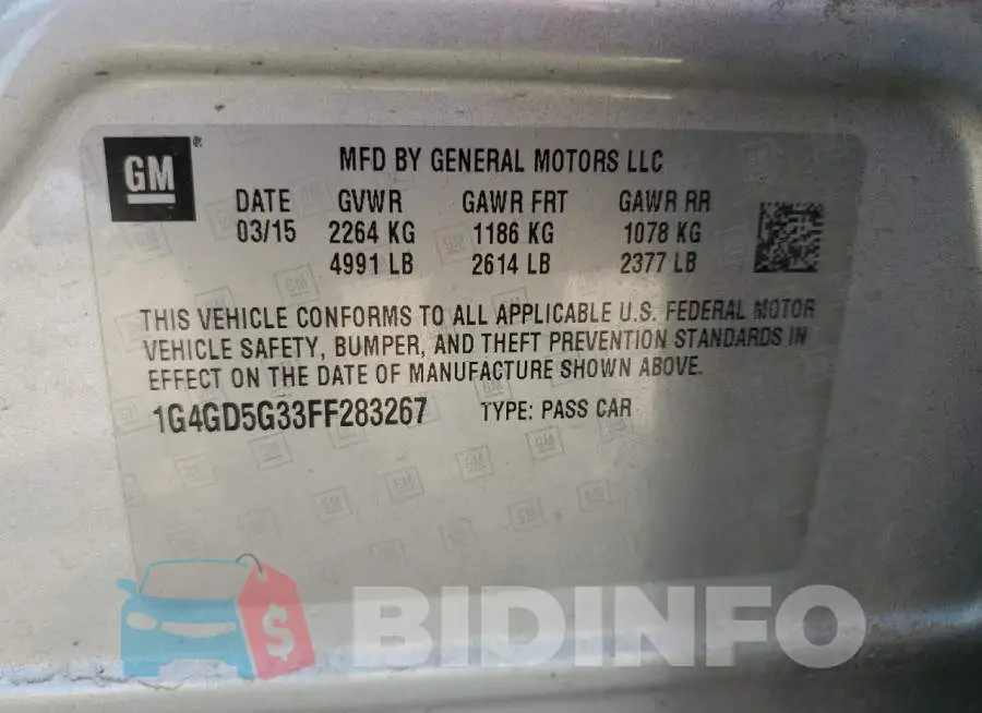 1G4GD5G33FF283267 Photo# 12