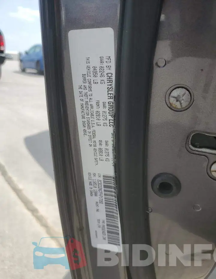2C3CDZAG7FH717392 Photo# 12