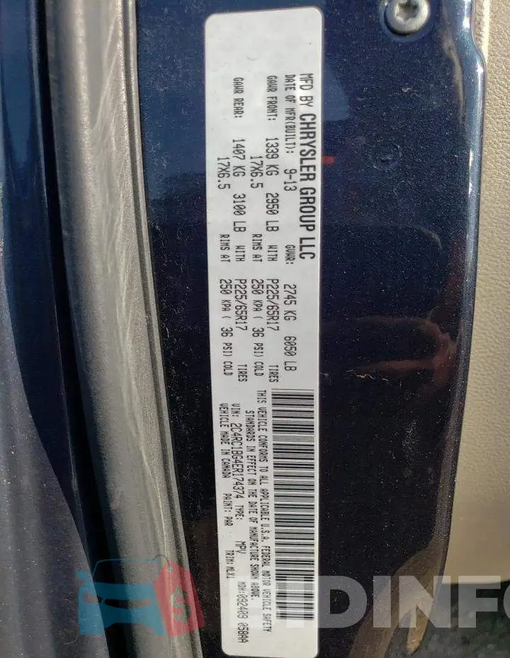 2C4RC1BG4ER174374 Photo# 13