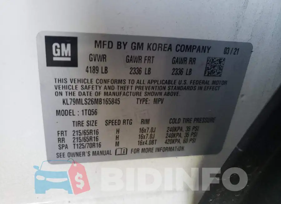 KL79MLS26MB165845 Photo# 14