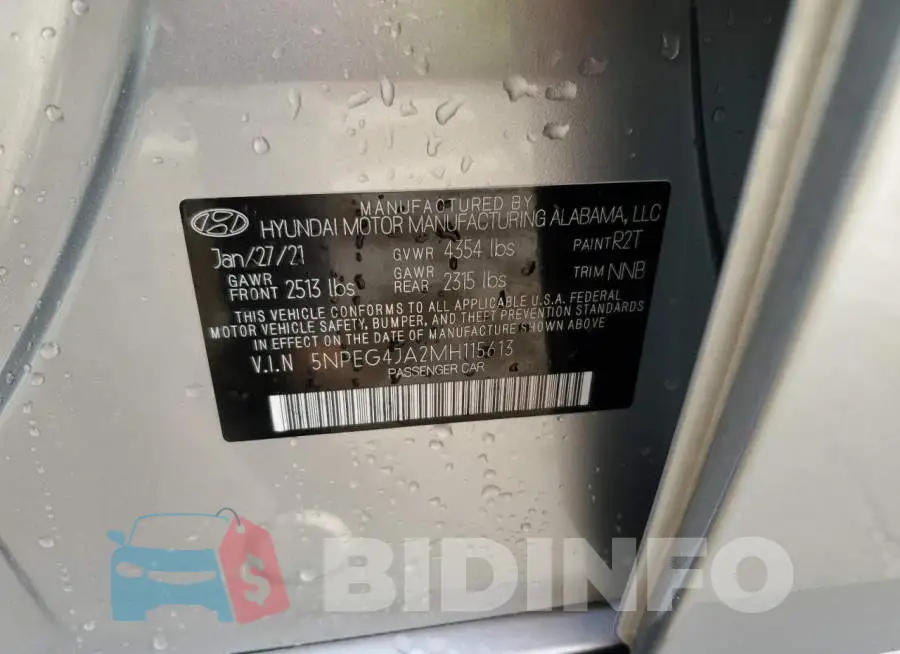 5NPEG4JA2MH115613 Photo# 12