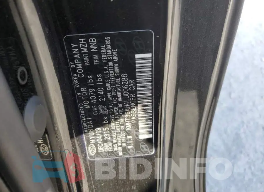 KMHT36AH4LU006288 Photo# 12