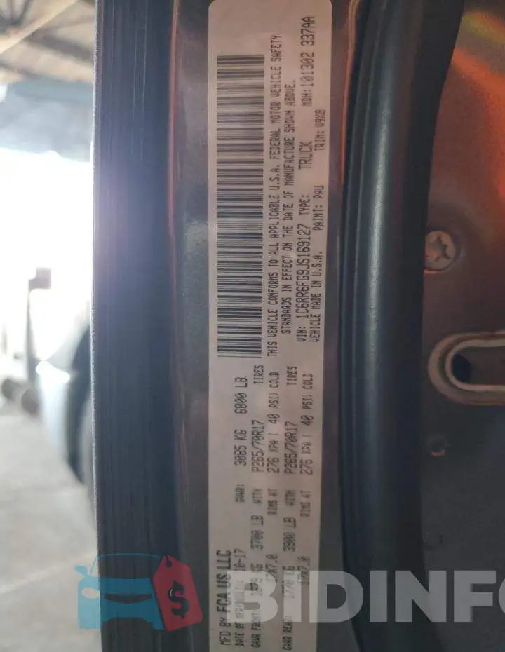 1C6RR6FG9JS169127 Photo# 12