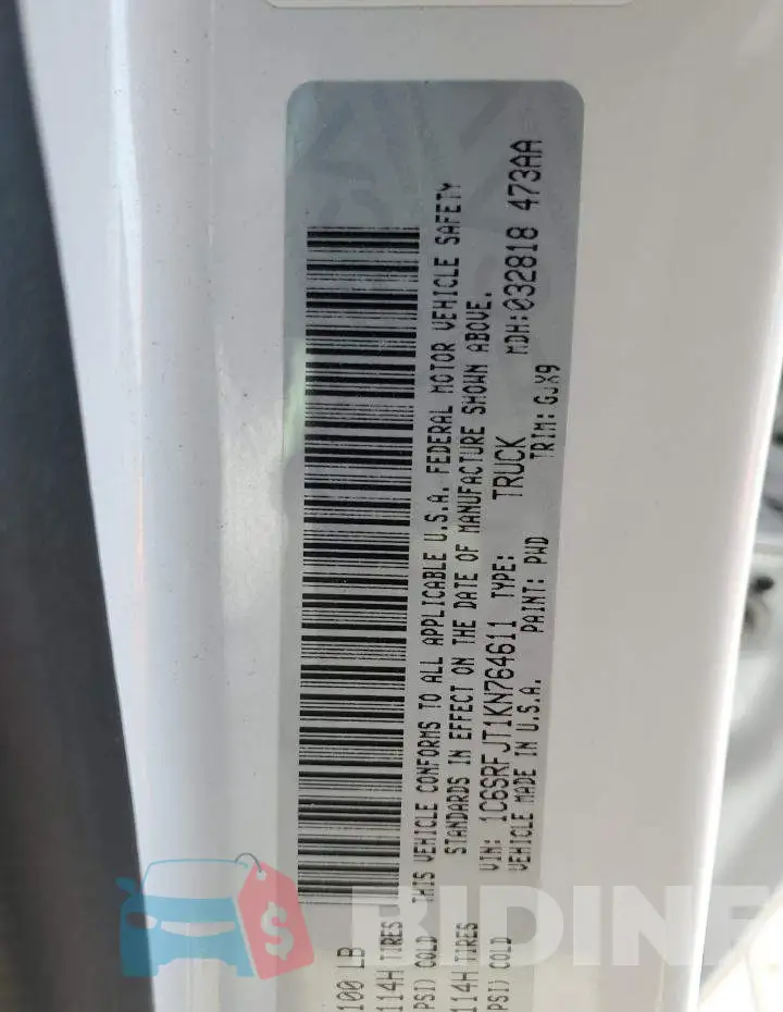 1C6SRFJT1KN764611 Photo# 13