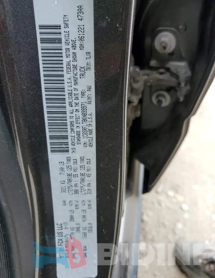 1C6SRFLT8KN899971 Photo# 13