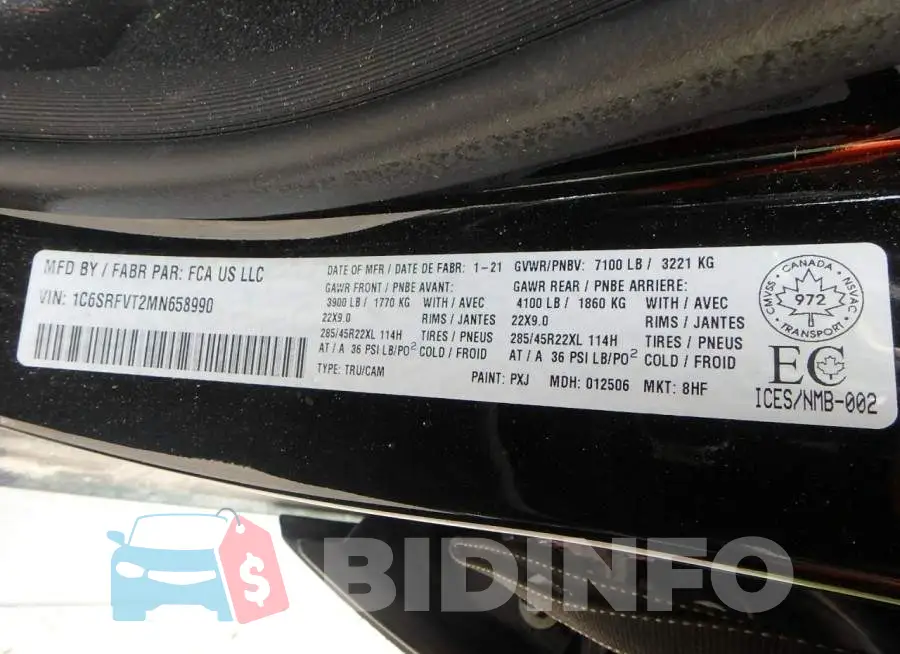 1C6SRFVT2MN658990 Photo# 13