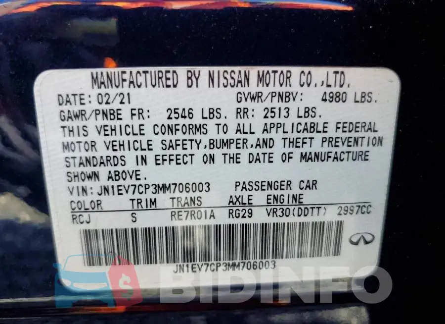 JN1EV7CP3MM706003 Photo# 12