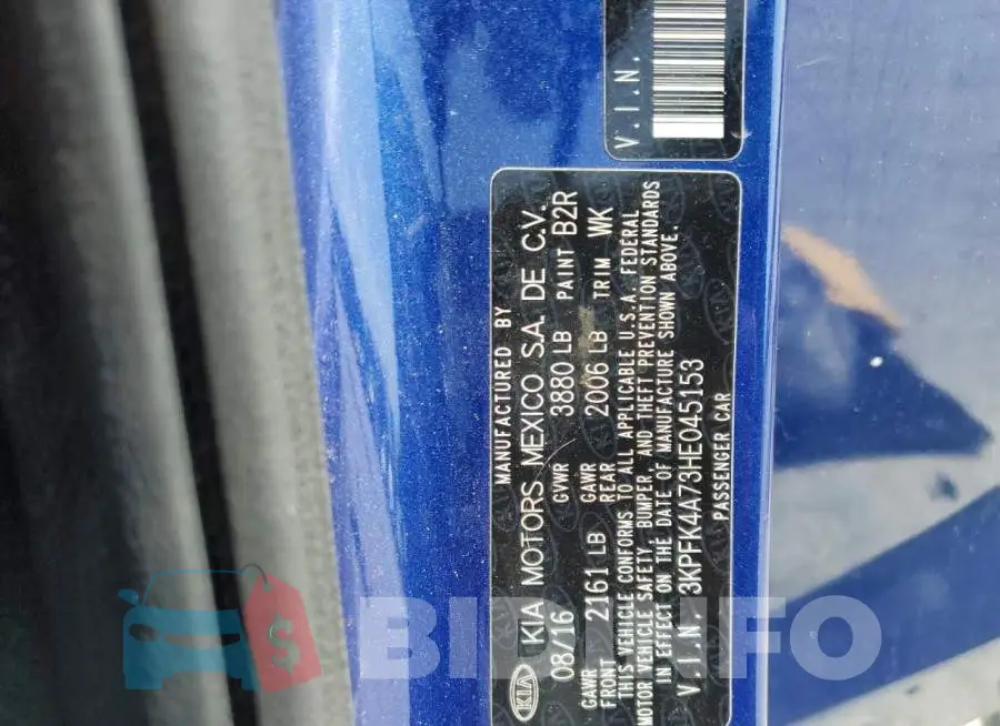 3KPFK4A73HE045153 Photo# 13