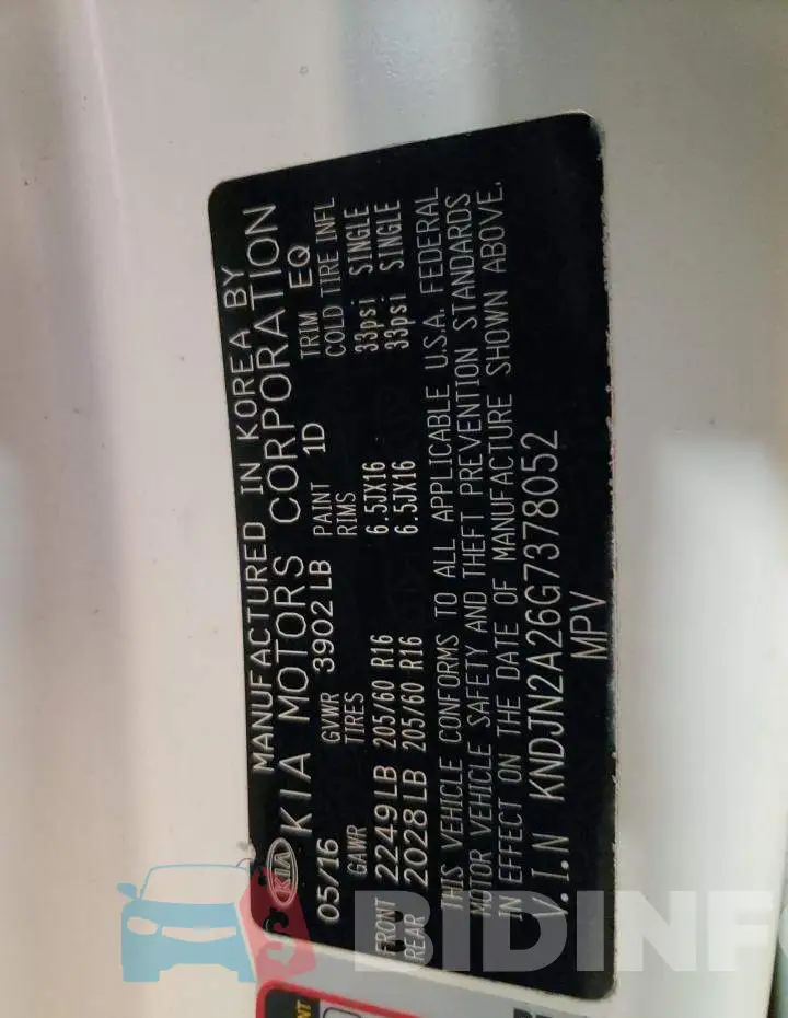 KNDJN2A26G7378052 Photo# 12