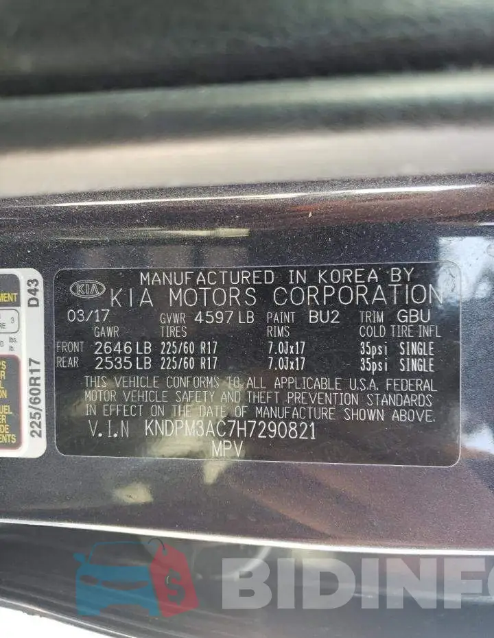KNDPM3AC7H7290821 Photo# 12
