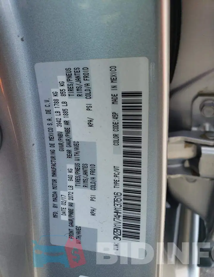 3MZBN1V74HM137616 Photo# 12