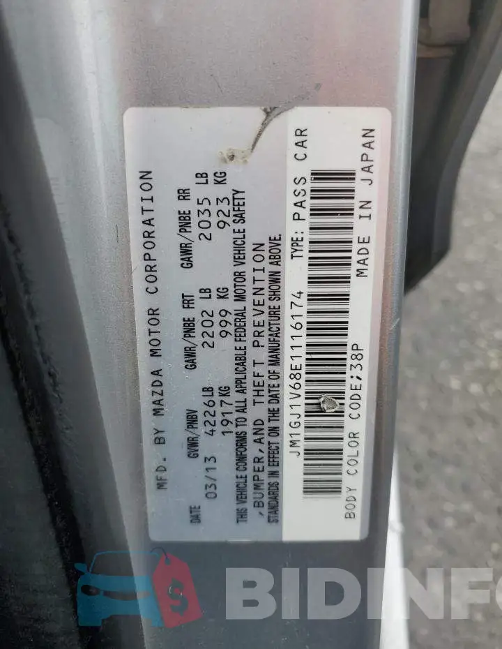 JM1GJ1V68E1116174 Photo# 12