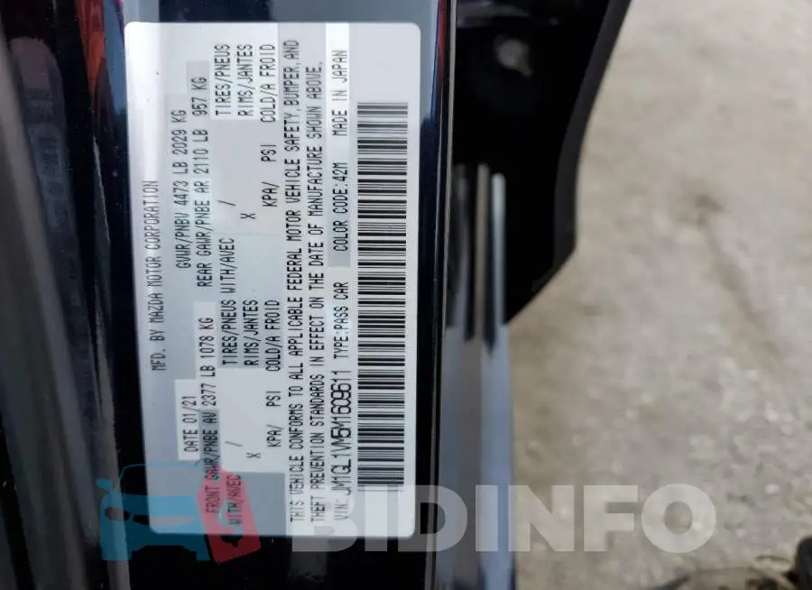 JM1GL1VM5M1609611 Photo# 13