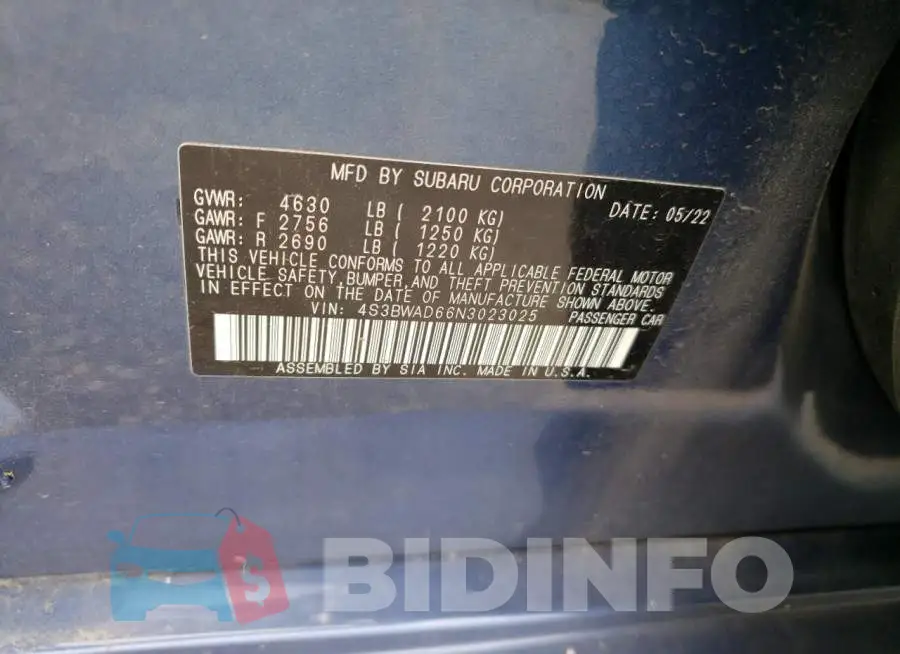 4S3BWAD66N3023025 Photo# 12