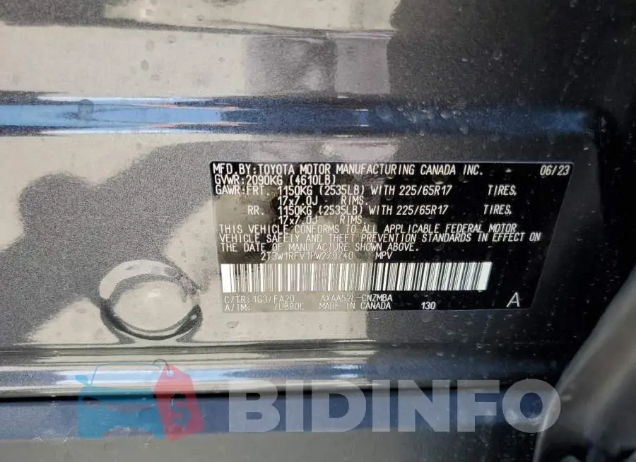 2T3W1RFV1PW279740 Photo# 13