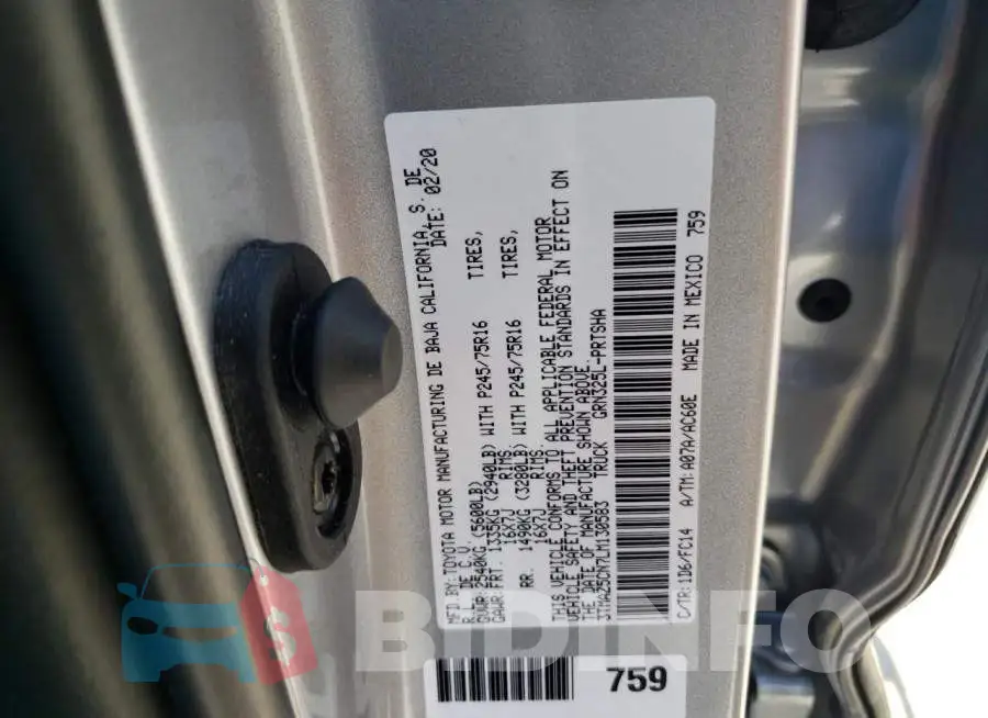 3TMAZ5CN7LM130583 Photo# 12