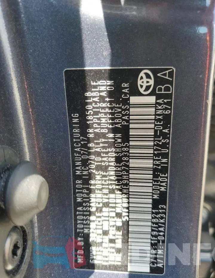 5YFBURHE9HP728385 Photo# 12