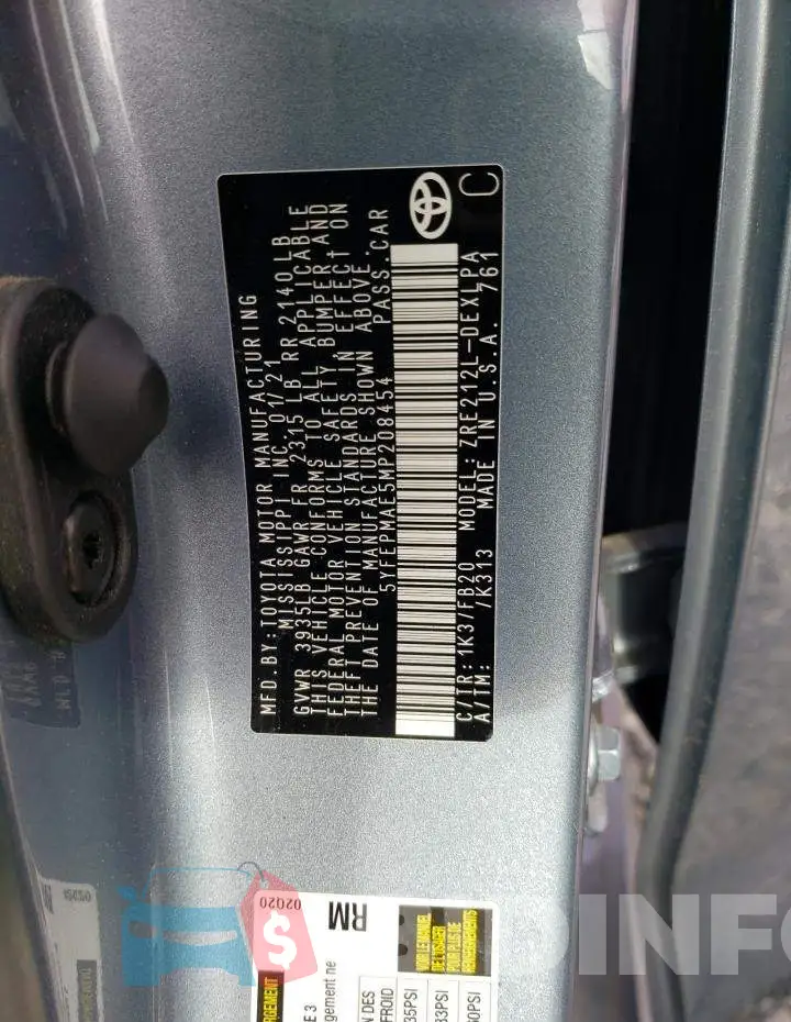 5YFEPMAE5MP208454 Photo# 12