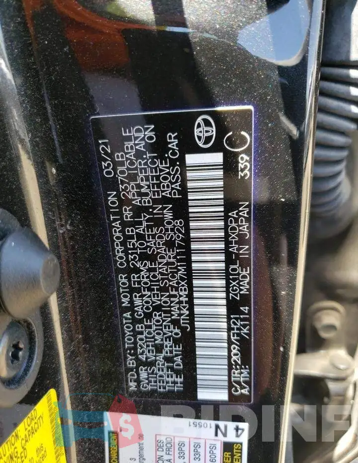 JTNKHMBX7M1117928 Photo# 13