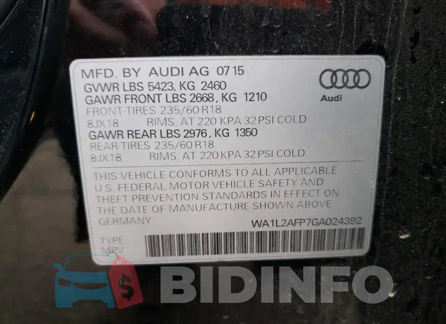 WA1L2AFP7GA024392 Photo# 12
