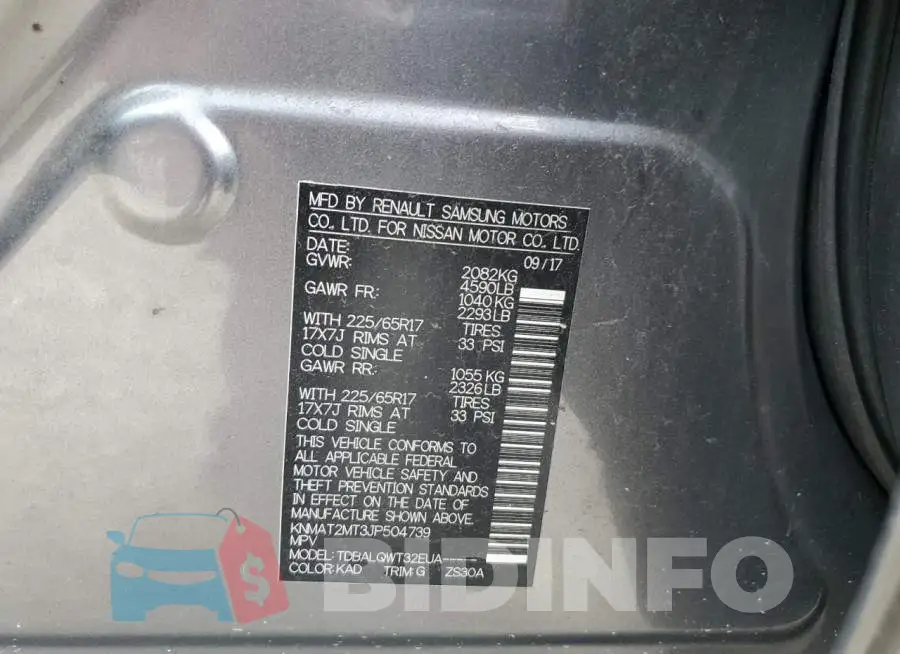 KNMAT2MT3JP504739 Photo# 13