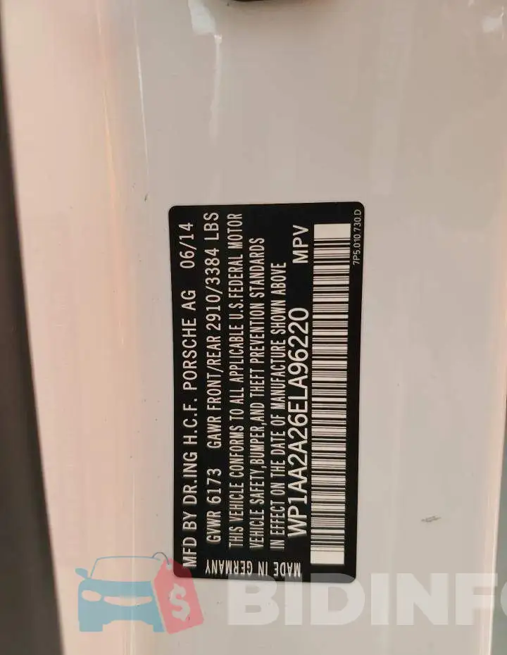 WP1AA2A26ELA96220 Photo# 12
