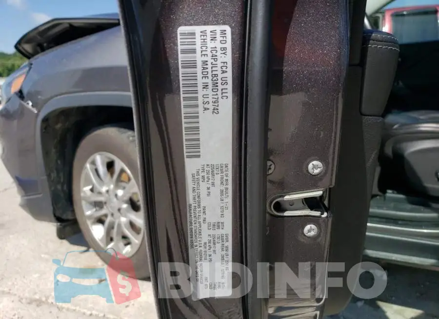 1C4PJLLB3MD179742 Photo# 12