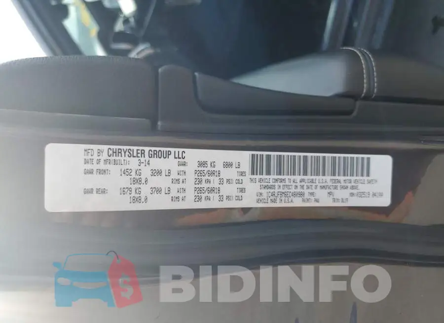 1C4RJFBM6EC480980 Photo# 13