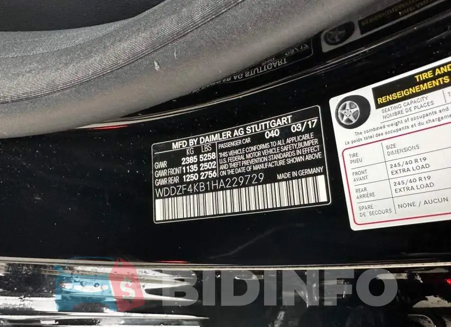 WDDZF4KB1HA229729 Photo# 10