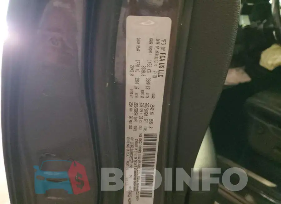 1C4RDJDG9KC827327 Photo# 13