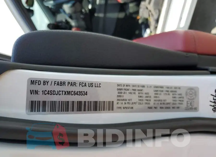 1C4SDJCTXMC643534 Photo# 13