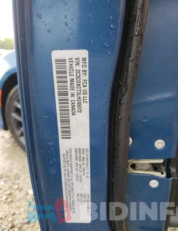 2C3CDXCT3LH245072 Photo# 12