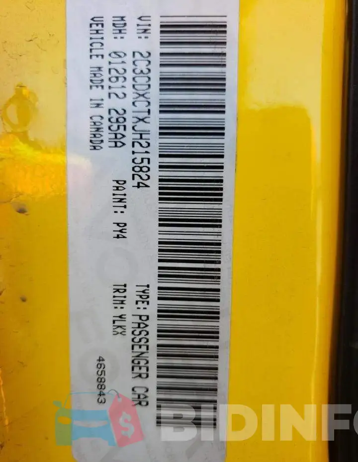 2C3CDXCTXJH215824 Photo# 12