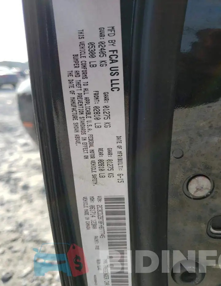 2C3CDZBT8FH877745 Photo# 12