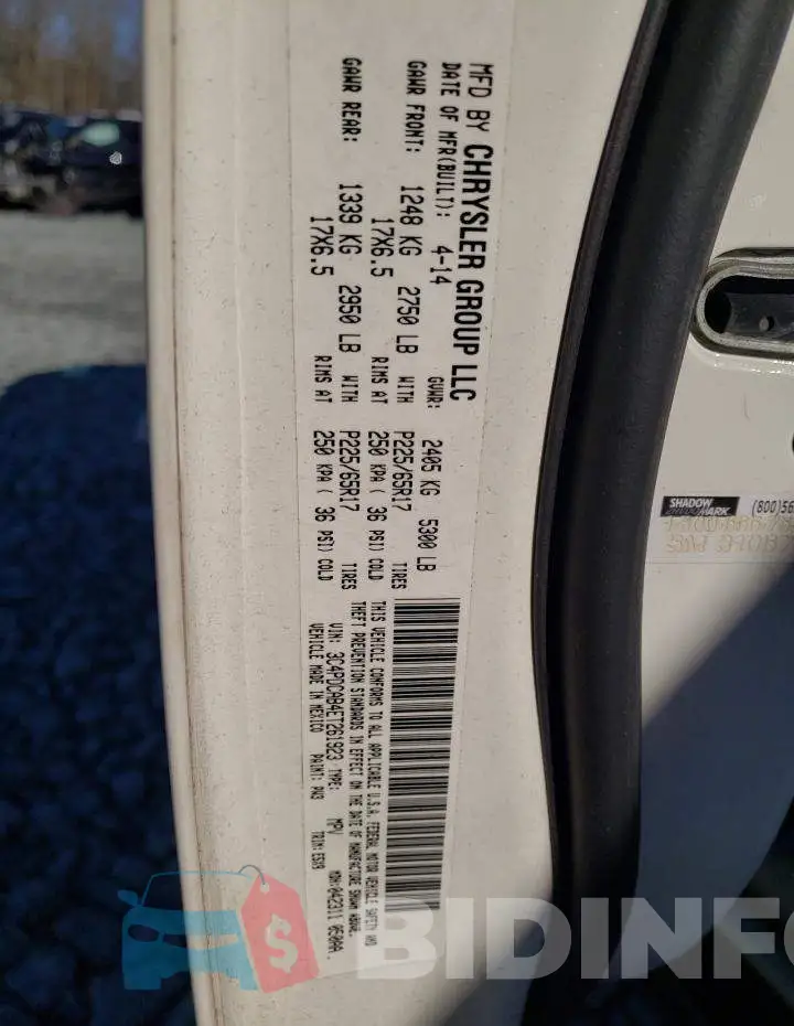 3C4PDCAB4ET261923 Photo# 13
