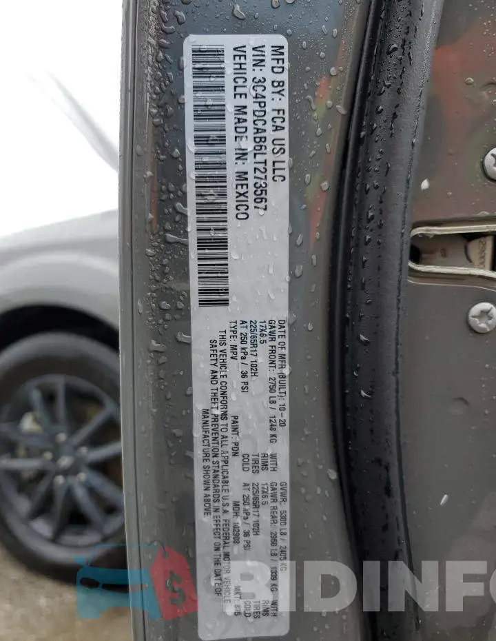 3C4PDCAB6LT273567 Photo# 10