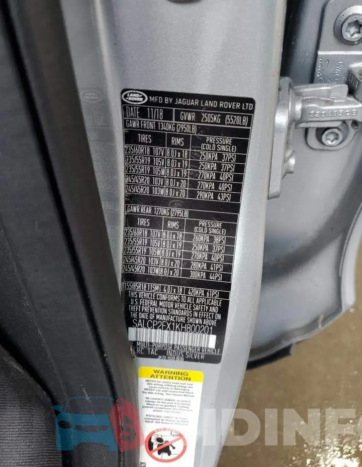SALCP2FX1KH800201 Photo# 13