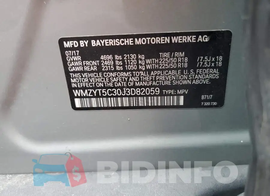 WMZYT5C30J3D82059 Photo# 12