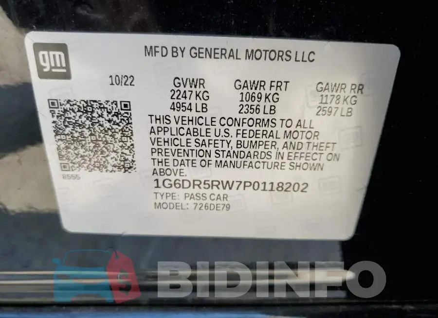 1G6DR5RW7P0118202 Photo# 12