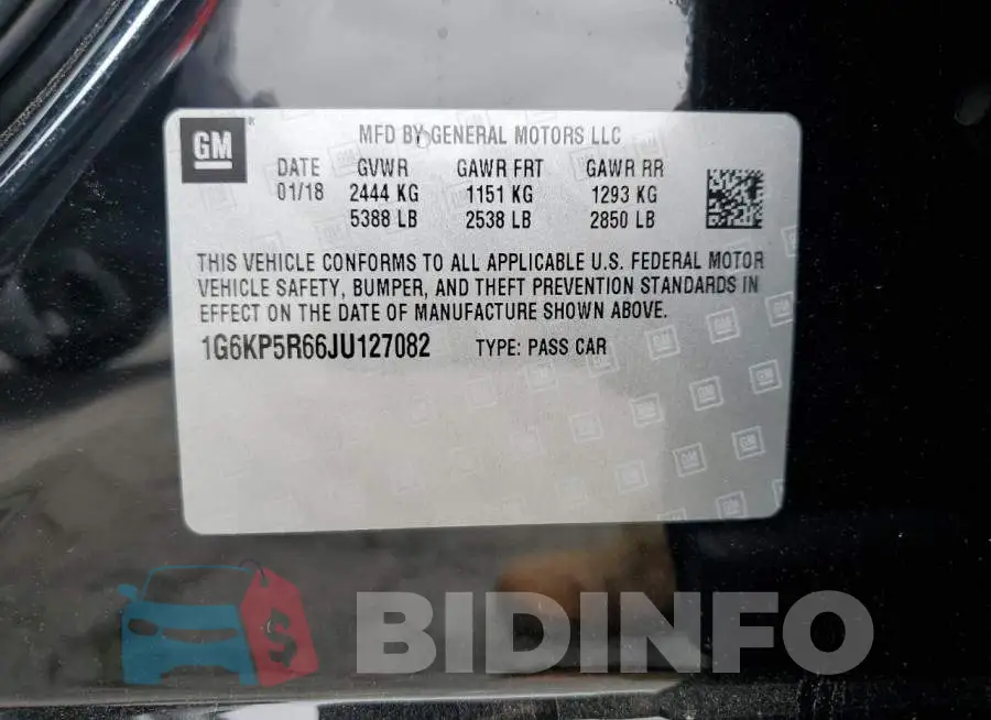1G6KP5R66JU127082 Photo# 12