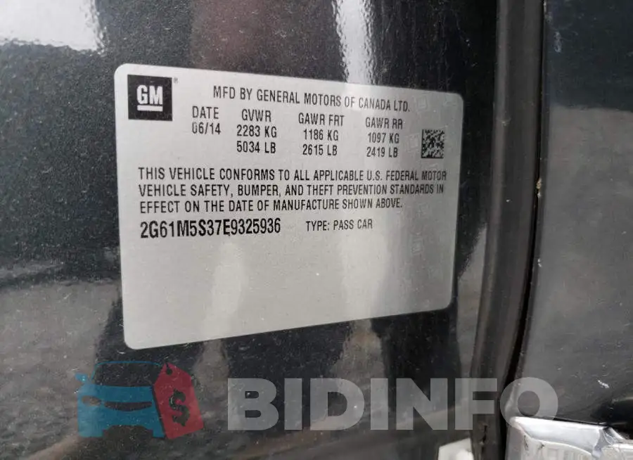 2G61M5S37E9325936 Photo# 12