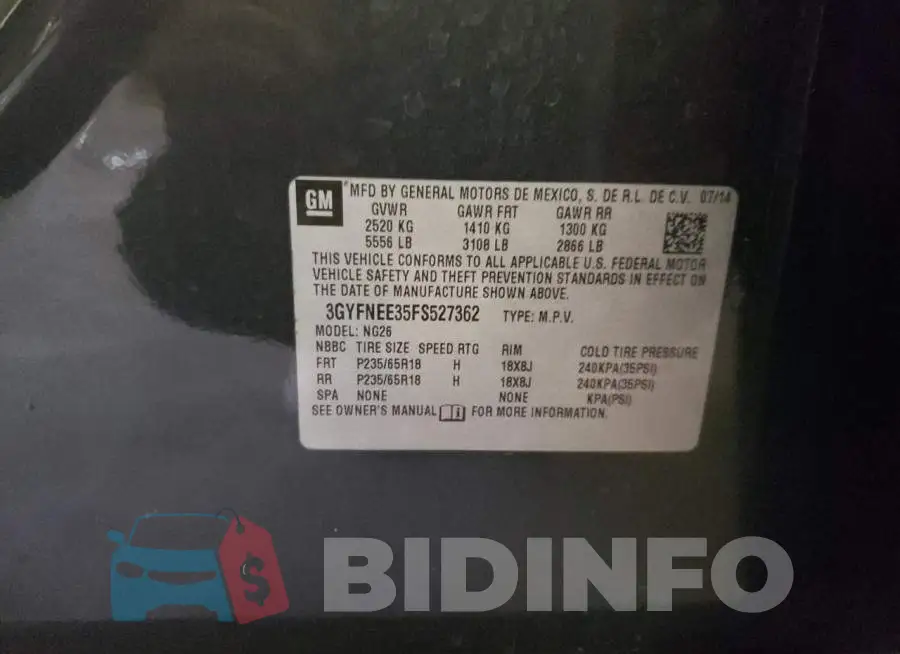 3GYFNEE35FS527362 Photo# 14