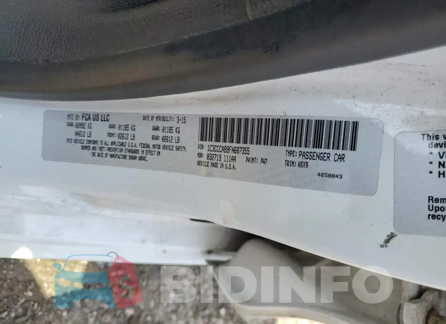 1C3CCCAB9FN687355 Photo# 12