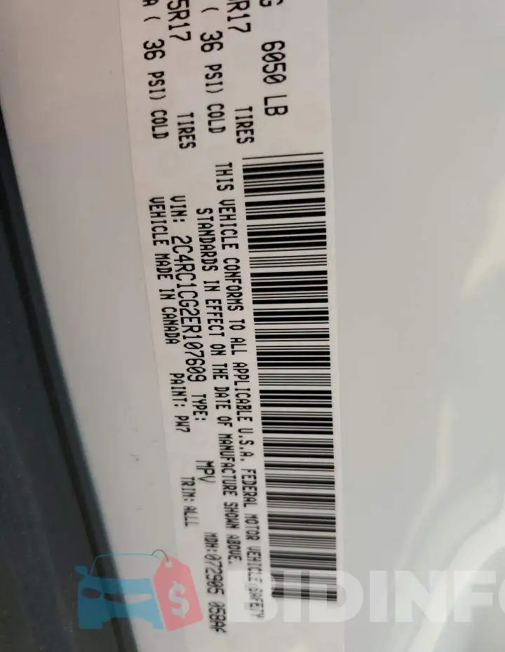 2C4RC1CG2ER107609 Photo# 13